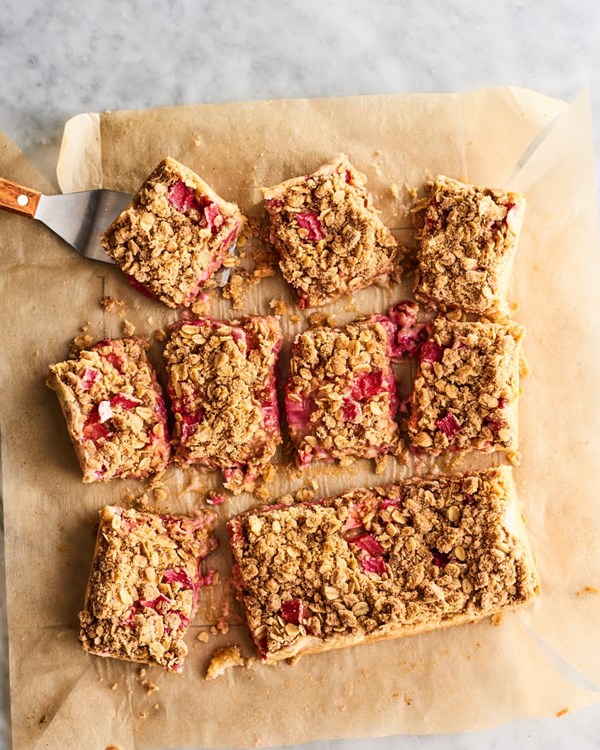 Rhubarb dream bars