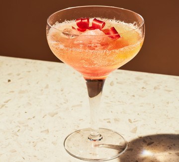Rhubarb fizz