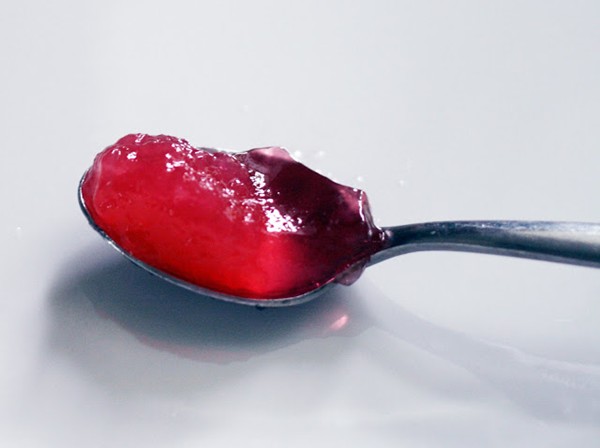 Rhubarb gelatin