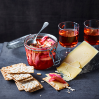 Rhubarb, ginger and chilli pickle