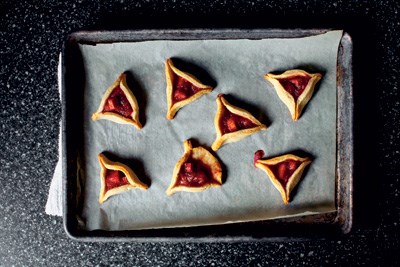 Rhubarb hamantaschen