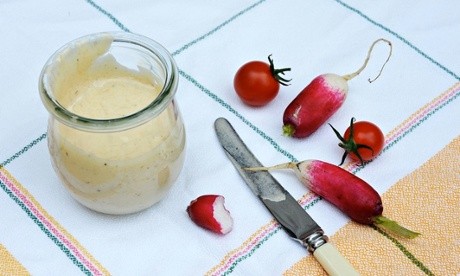 Rhubarb mayonnaise