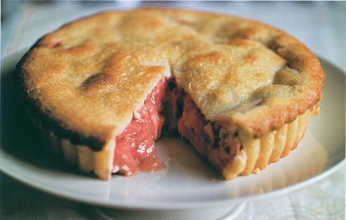 Rhubarb pie