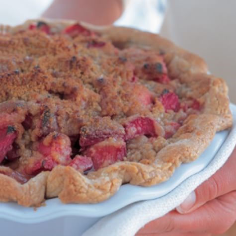 Rhubarb pie