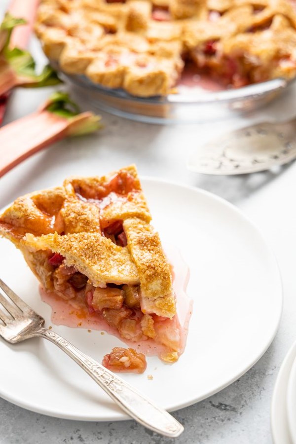Rhubarb pie