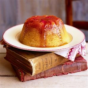 Rhubarb pudding