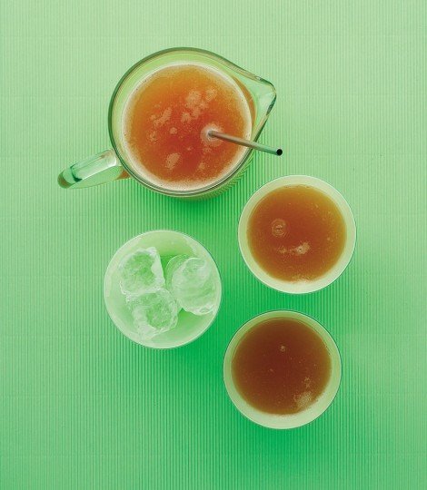 Rhubarb sherbet