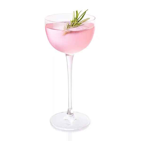 Rhubarb sherbet gimlet