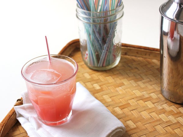 Rhubarb shrub