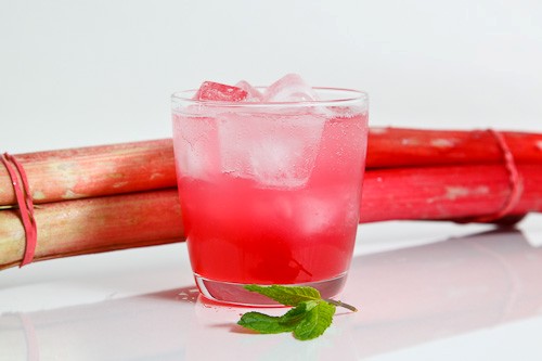 Rhubarb soda