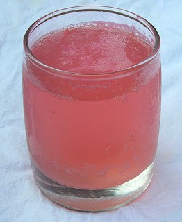 Rhubarb soda
