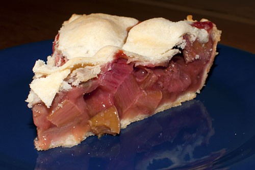 Rhubarb strawberry pie