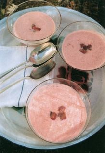 Rhubarb syllabub