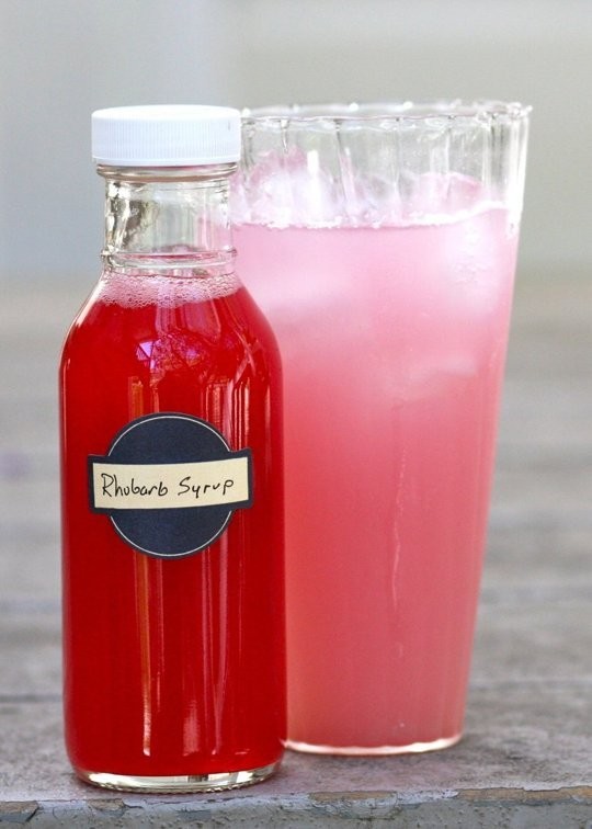 Rhubarb syrup