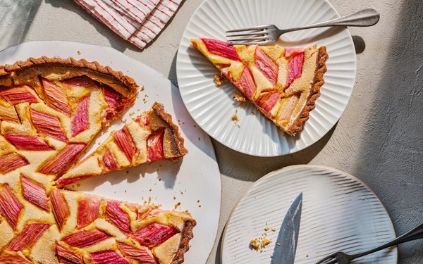 Rhubarb tart
