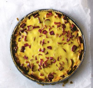 Rhubarb tart