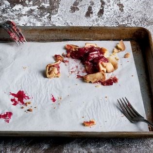 Rhubarb tarts