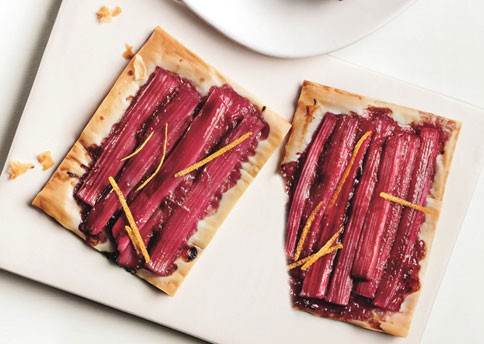 Rhubarb tarts