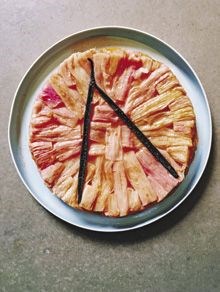 Rhubarb Tatin
