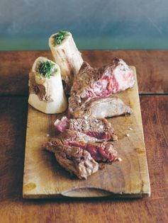 Rib roast with coarse salt (Côte de bœuf au gros sel)