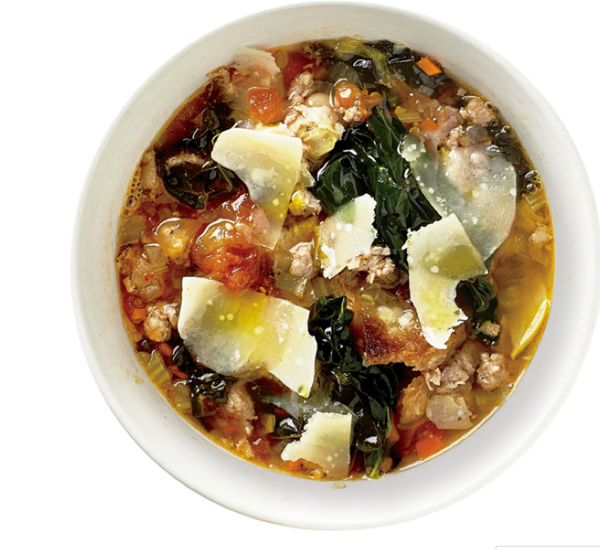 Ribollita with Italian sausage
