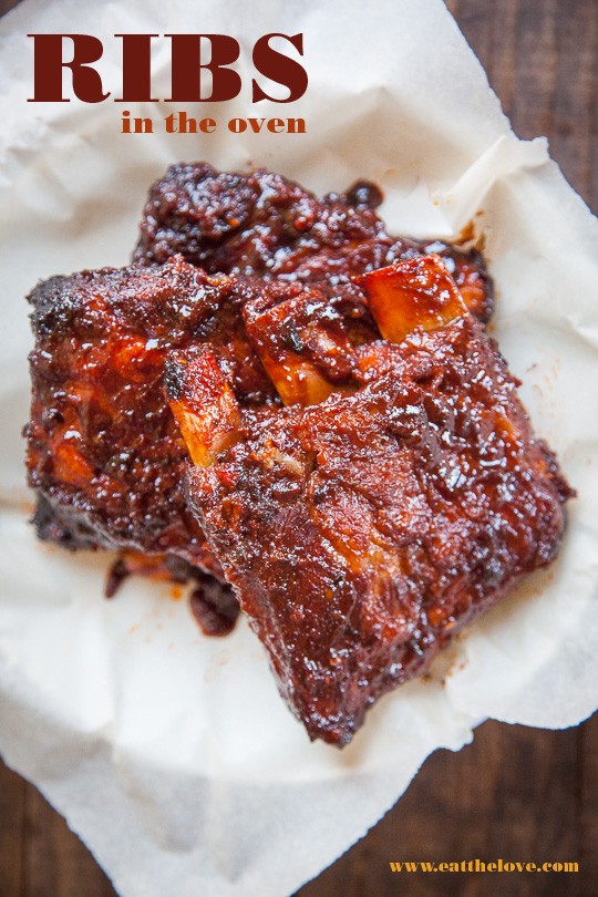 Ribs in the oven