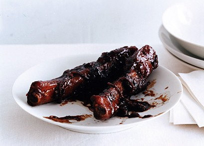 Ribs with black vinegar sauce