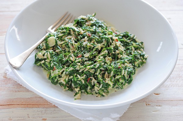 Rice & greens