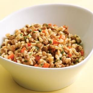 Rice & lentil salad
