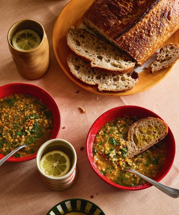 Rice & lentil soup (Riso e lenticchie)
