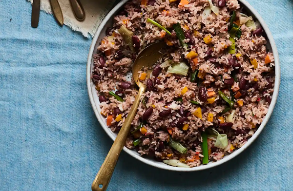 Rice and peas