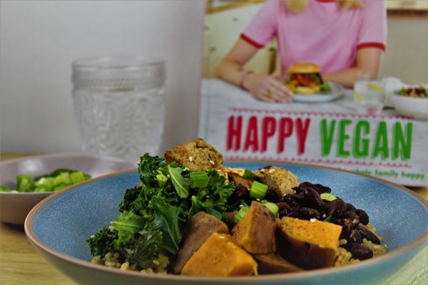 Rice and veggie bowl