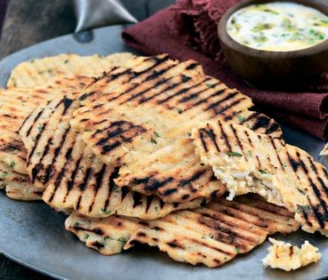 Rice bread with fresh ginger