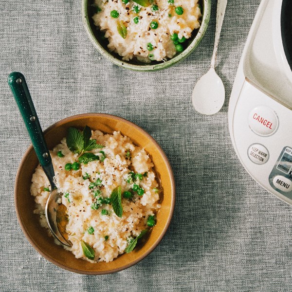 Rice cooker risotto