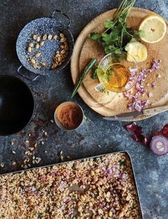 Rice Krispie bhel puri