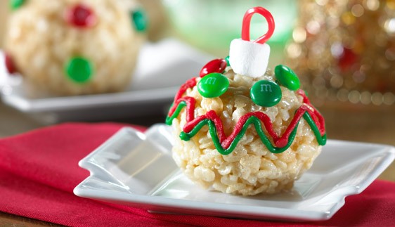 Rice Krispies tree trimmer treats