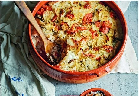 Rice, potatoes, and mussels (Riso patate cozze  [Tiella Barese])