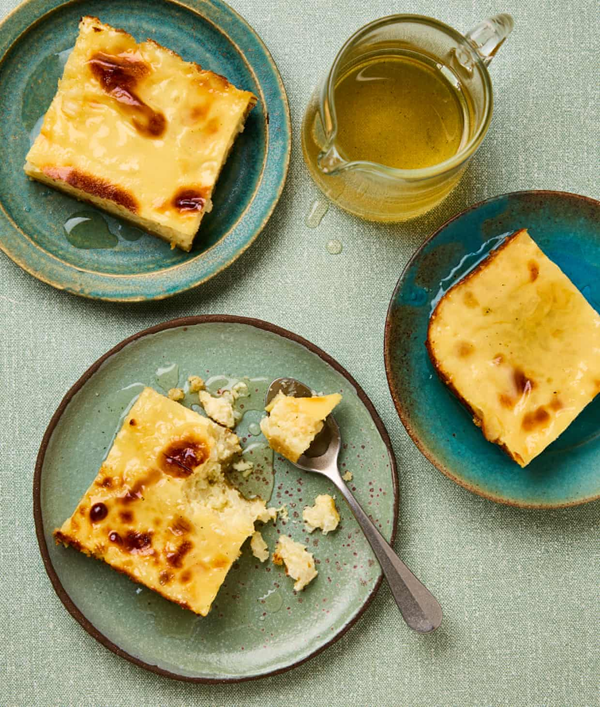 Rice pudding squares