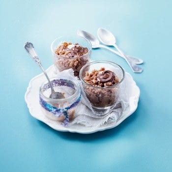 Rice pudding with Nutella