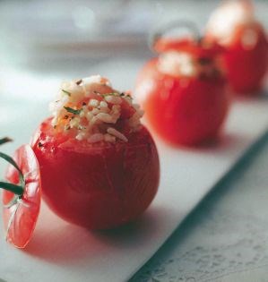 Rice-stuffed tomatoes (Pomodori ripieni di riso)