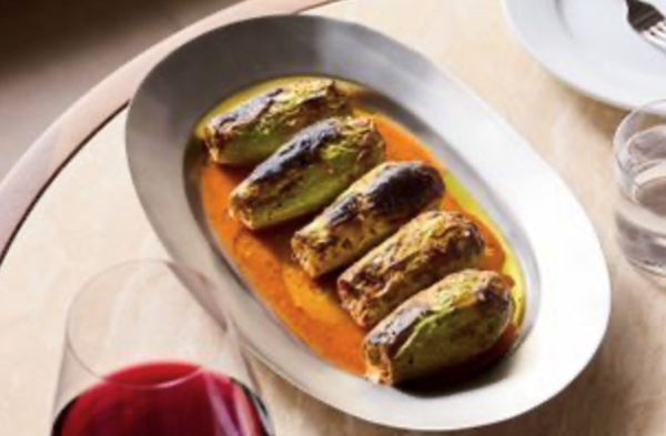 Rice-stuffed zucchini (Zucchini gemista) [Ozge Kalvo]