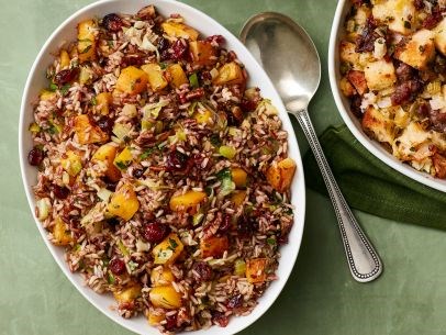 Rice stuffing with butternut squash