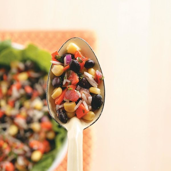 Rice vegetable salad