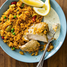 Rice with chicken (Arroz con pollo)