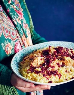 Rice with chicken (Morgh palaw)