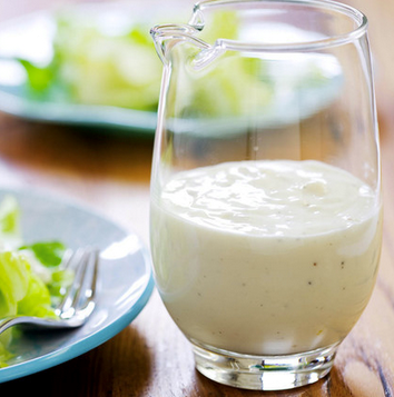 Rich and creamy blue cheese dressing