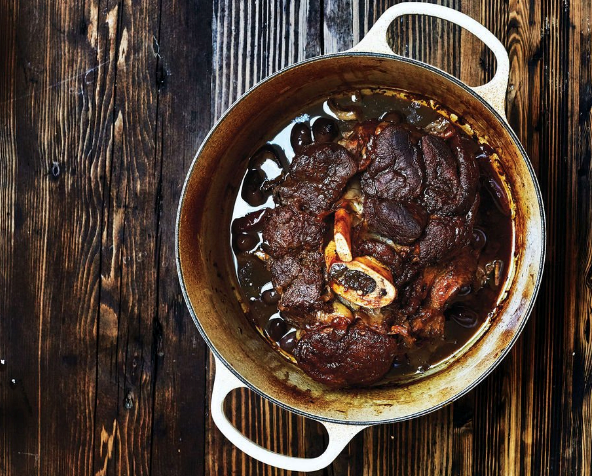 Rich beef bouillon