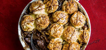 Rich beef pie with cheesy Marmite cobbler crust
