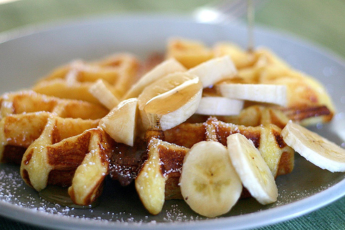 Rich buttermilk waffles
