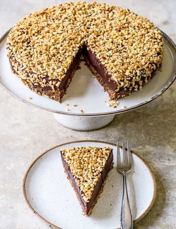 Rich chocolate and hazelnut torte